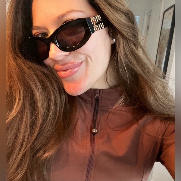 None Accessories - Black and gold sunglasses 🕶️